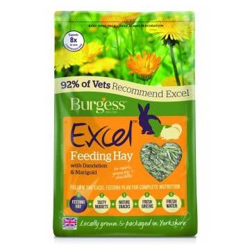 Burgess Excel Feeding Hay with Dandelion and Marigold 1kg